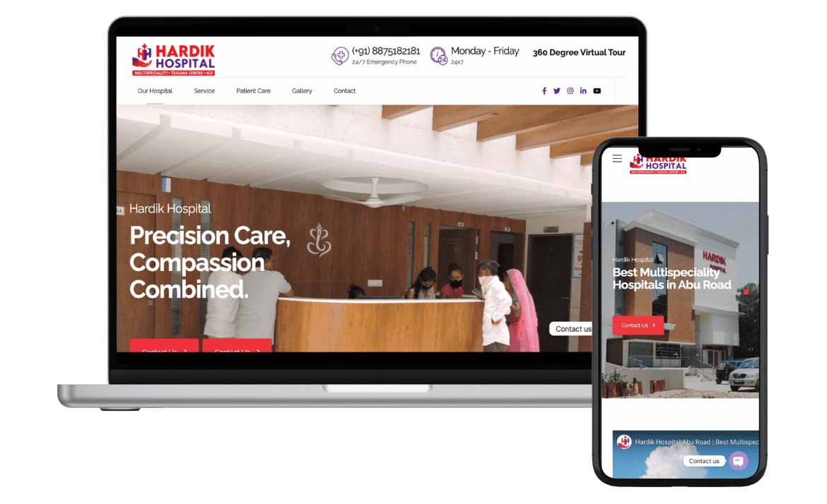 Hardik Hospital Portfolio