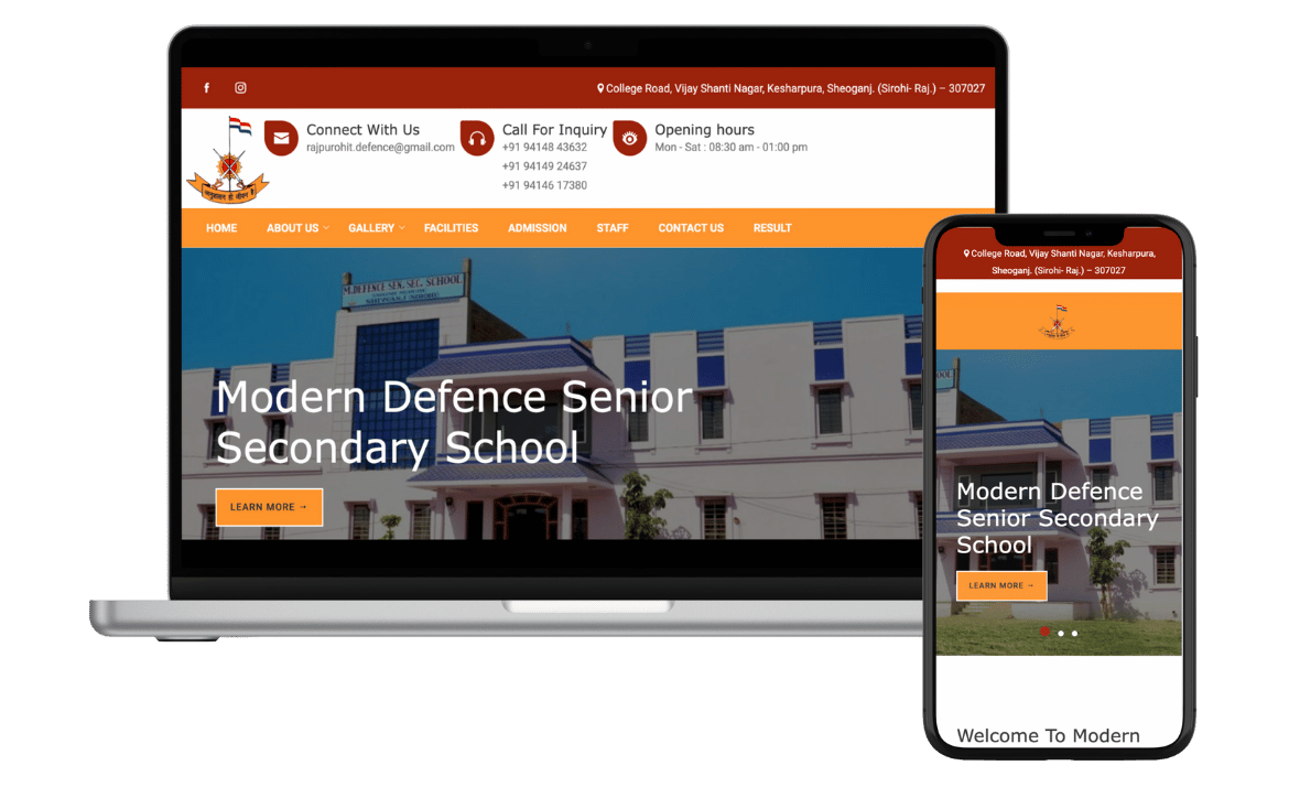 Modern Defence School Portfolio